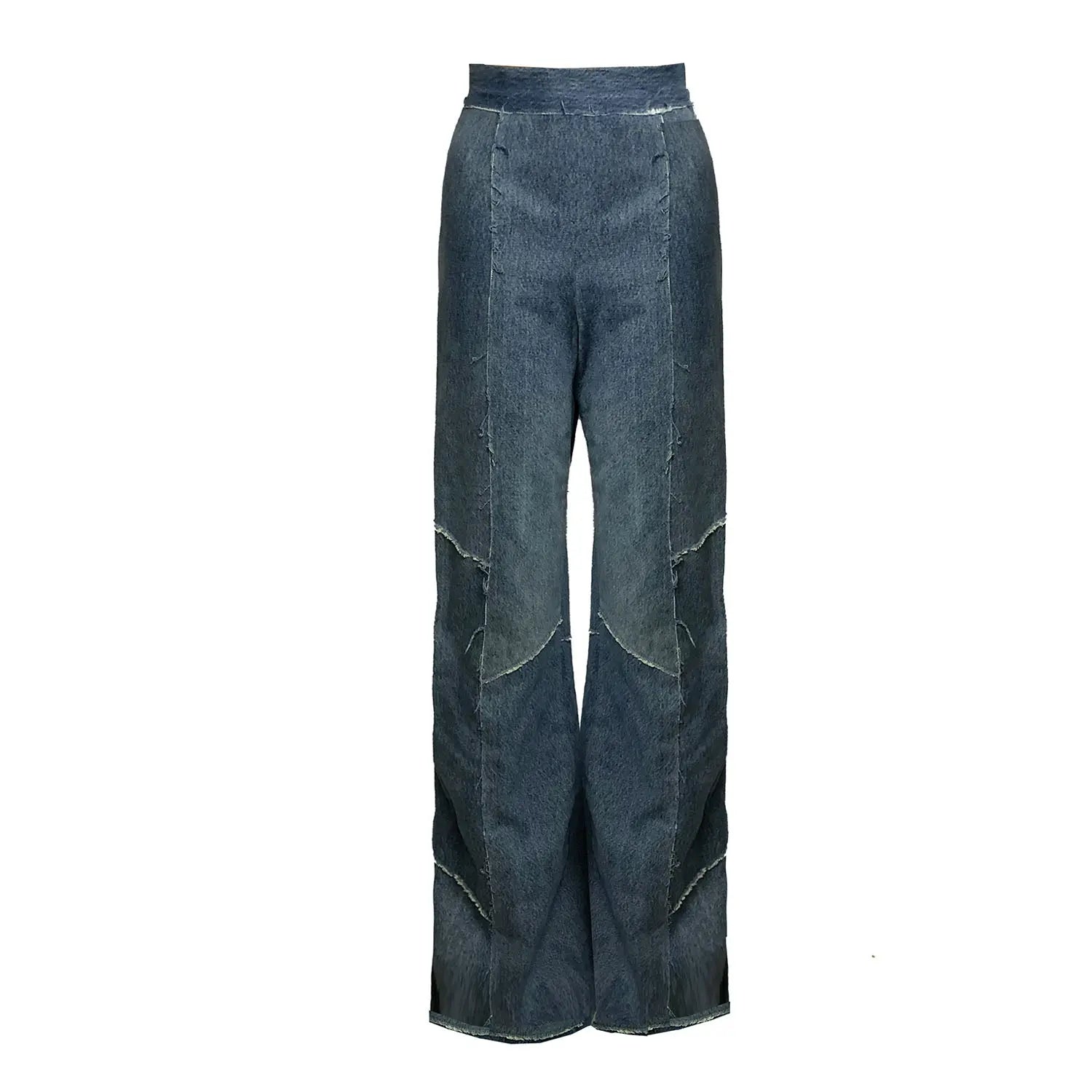 Cher Jean — High-Waisted Flare Medium Blue