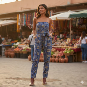 Conakry Strapless Jumpsuit