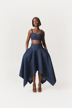 Abi Corset Handkerchief Skirt
