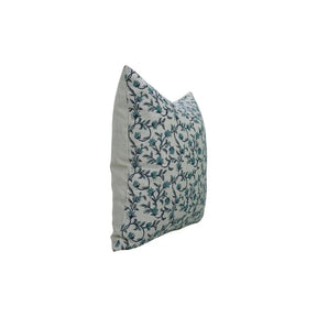 Floral Hand Block Print Boho Pure Linen Pillow Cover- Pushp Varsha