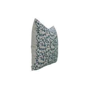 Floral Hand Block Print Boho Pure Linen Pillow Cover- Pushp Varsha