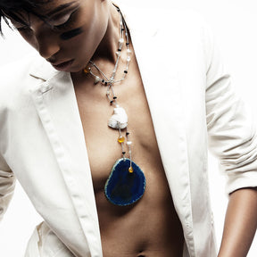 Blue River Chime Necklace