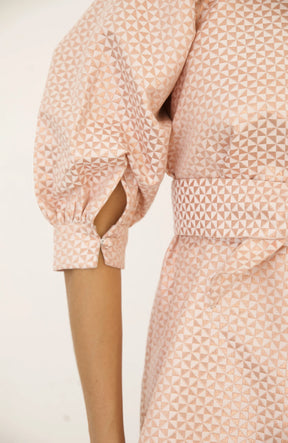 La Robe Euclide en Jacquard Opale