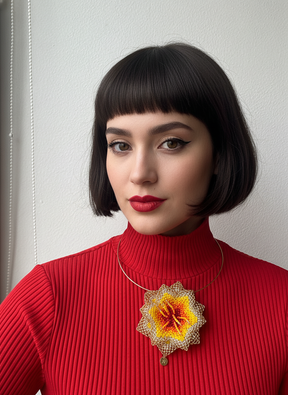 PASIFLORA FLOWER CHOKER