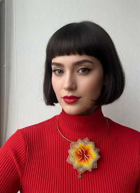 PASIFLORA FLOWER CHOKER