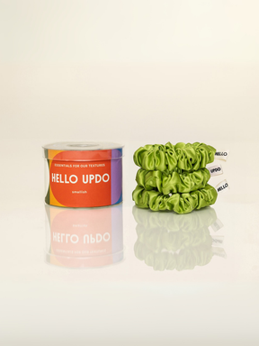 Flora Silk Scrunchie Set