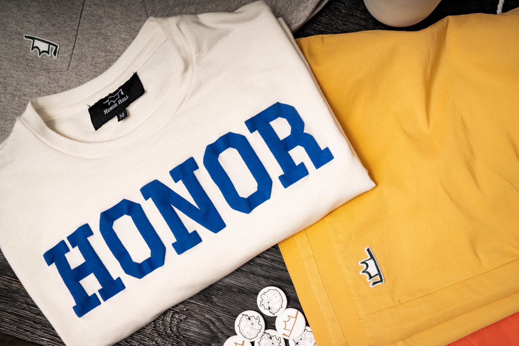 Staple Tee - Royal Blue on Cream