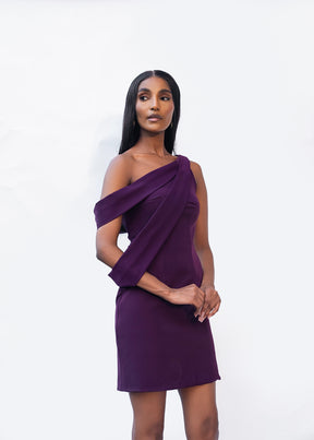 KOA DRESS - PLUM