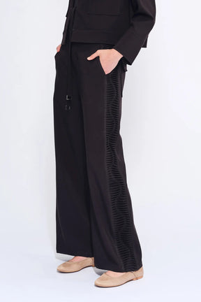 Parker Straight-Leg Trouser | Black