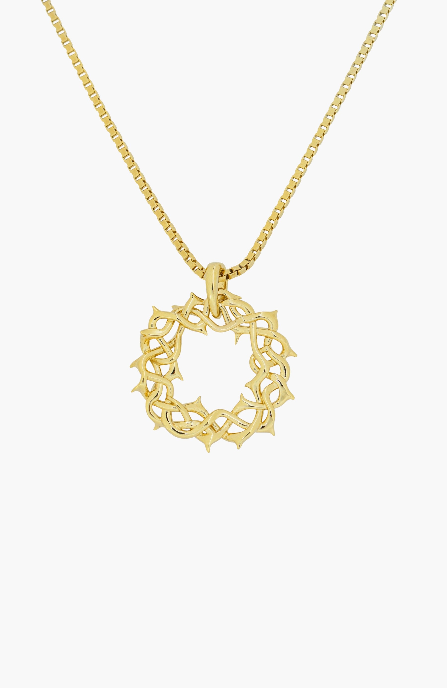 Crown Of Thorns Large Pendant Necklace