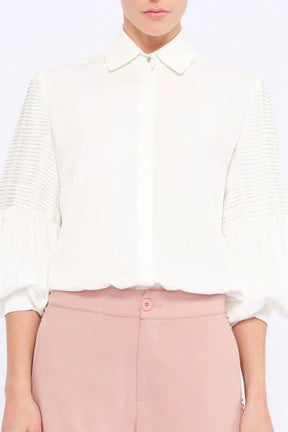 Tilsa Artisan Detail Blouse | Off White