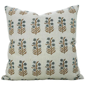 Artisan Hand Made Block Print Pure Linen Pillow Cover- Inderdhanush