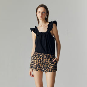 LIVIA LEOPARD SKORT