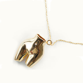 Female Body Pendant Necklace