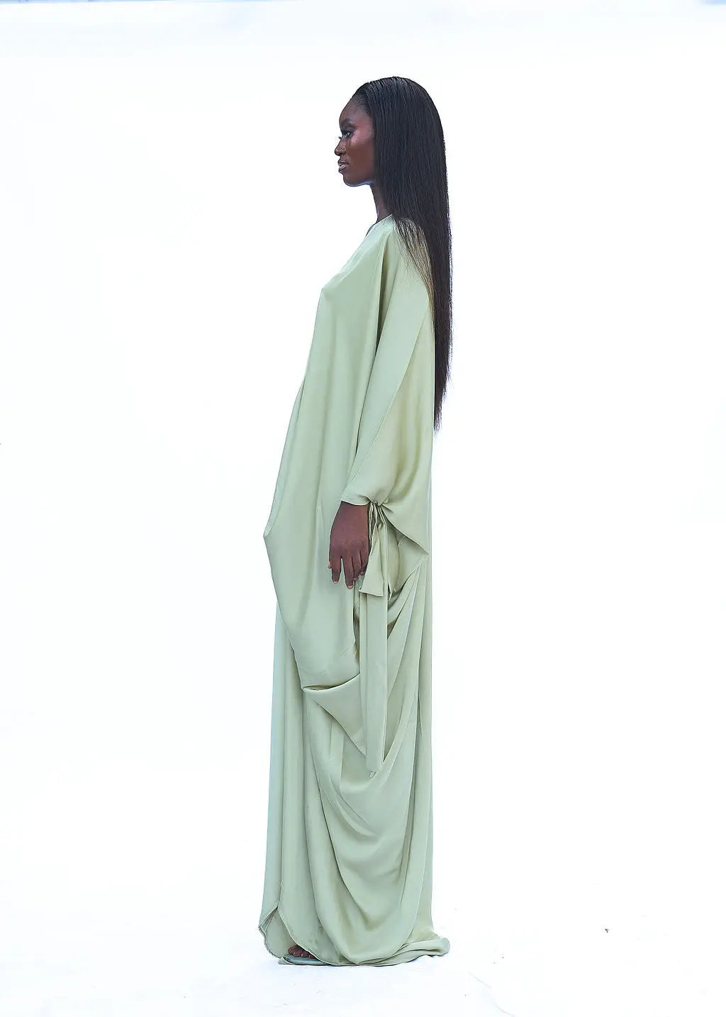 EVE DRAPED FLOOR LENGTH DRESS