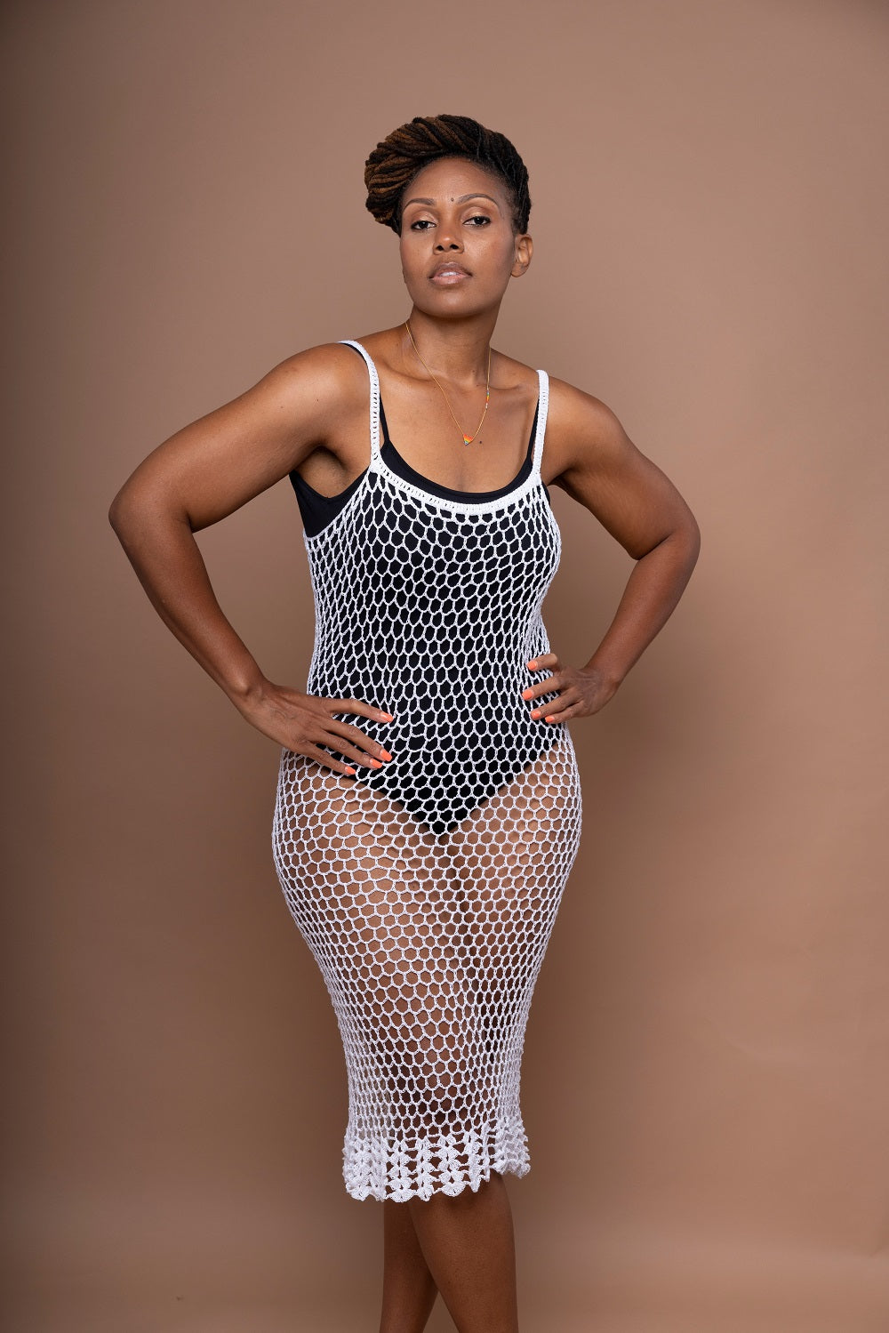 Marley Mesh Handmade Crochet Knit Dress Marley Mesh Handmade Crochet Knit Dress