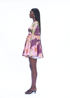 TORI DRESS- BEIGE CALA