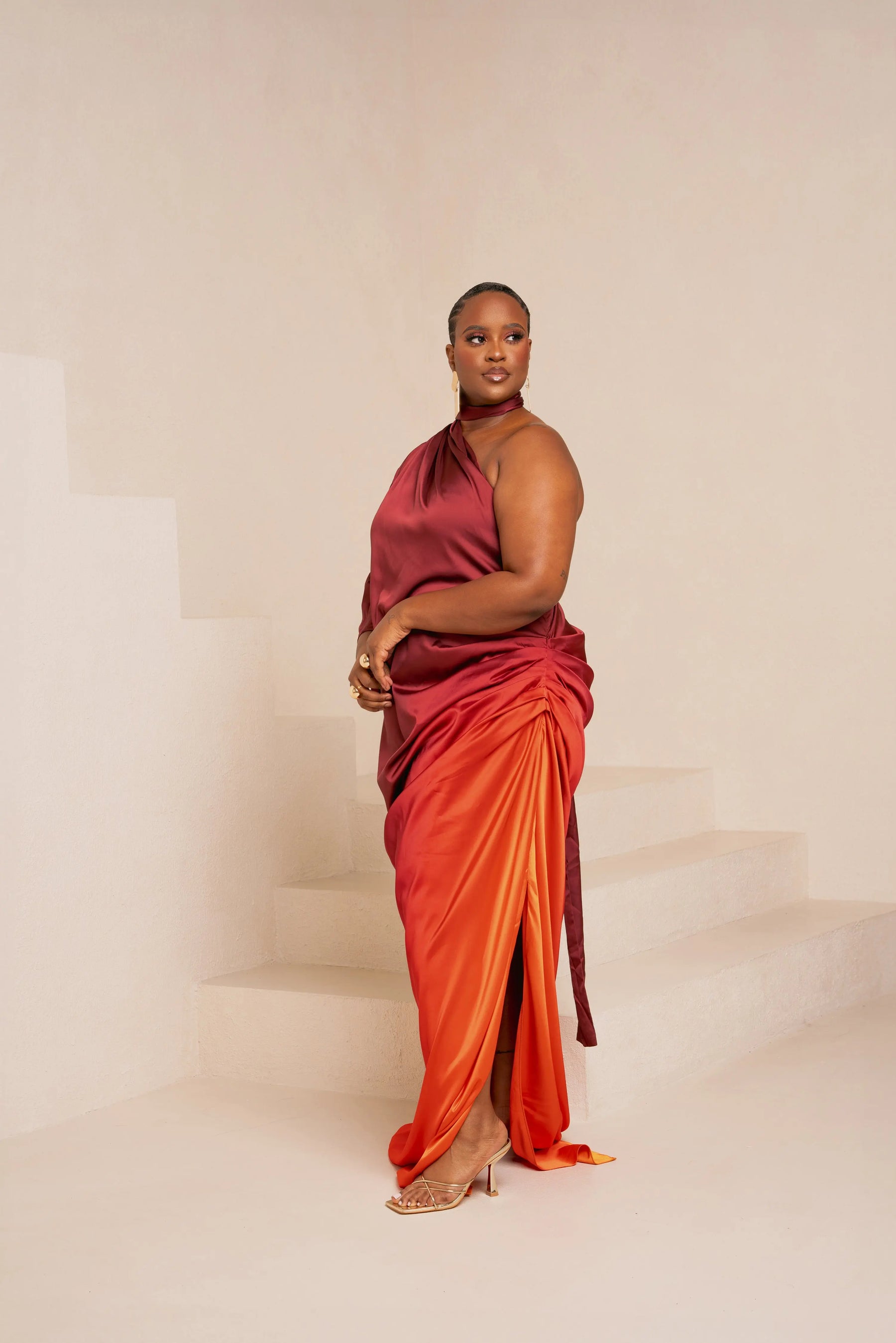 DAWN DRAPE MAXI DRESS