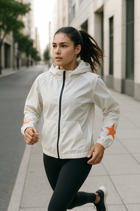 Sustainable Windbreaker Jacket Star