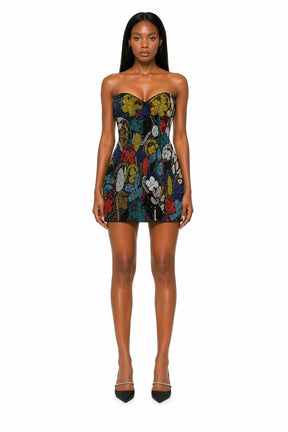 Embroidered Corset Mini Amber Dancing Collection