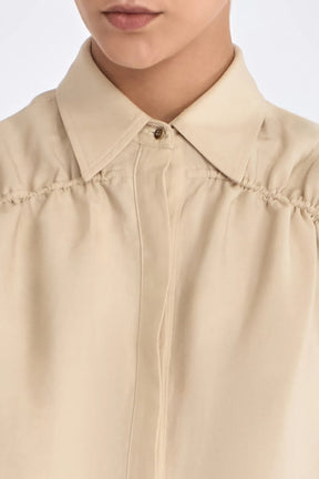 Ailani Linen Blend Jacket | Ecru