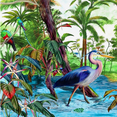 heron handkerchief