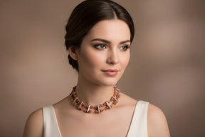 Sicilia Ceramic & Semi-precious Choker