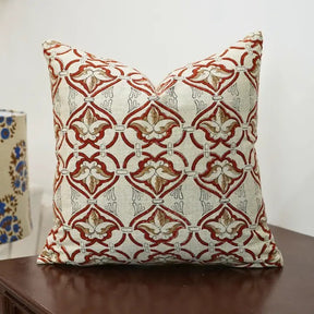 Beautiful Hand Block Printed Viscose Linen Pillow Cover- Hridyavan