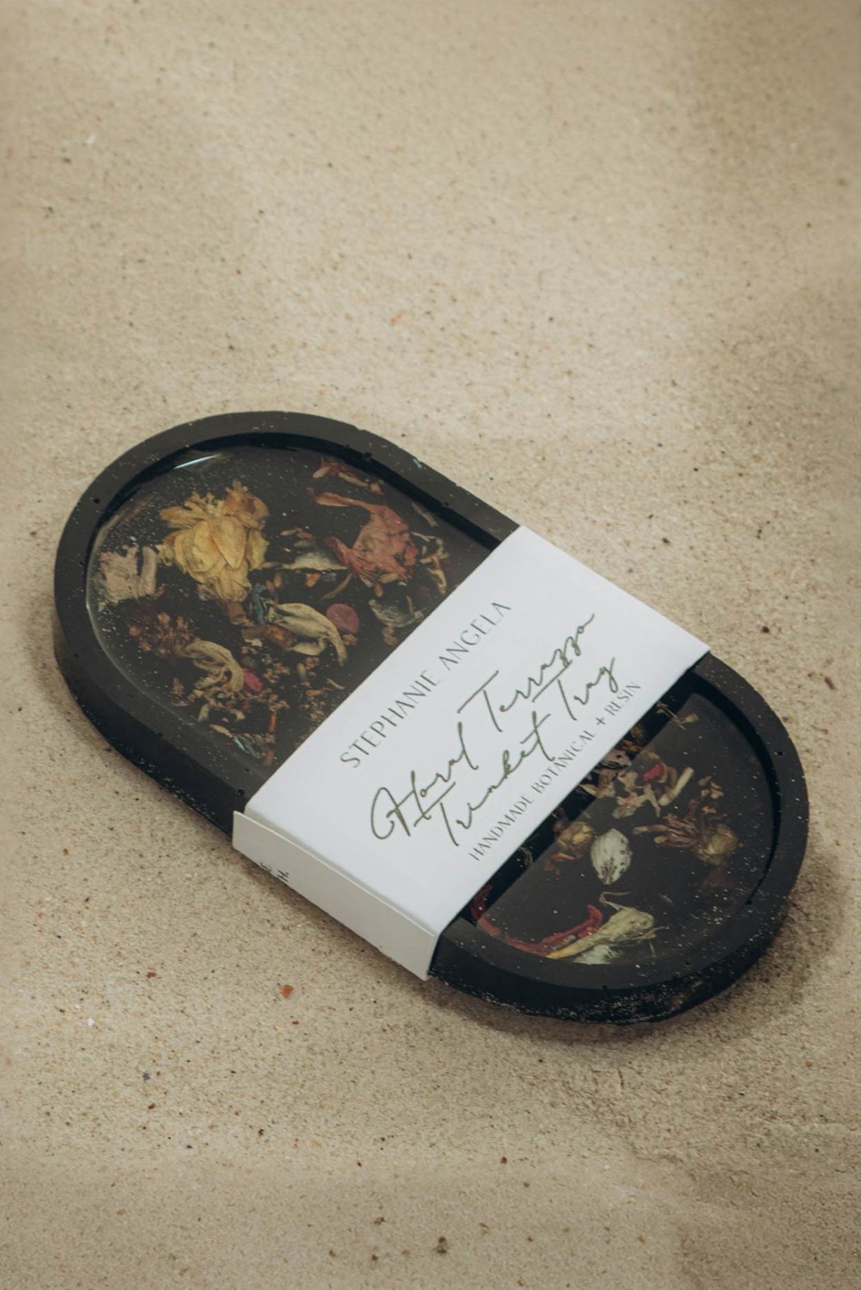 Botanical Resin Trinket Tray