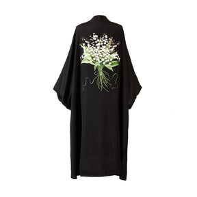 Lily Of The Valley Silk Robe