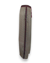 Embossed Botanic Crepe Pant - Forest Plum