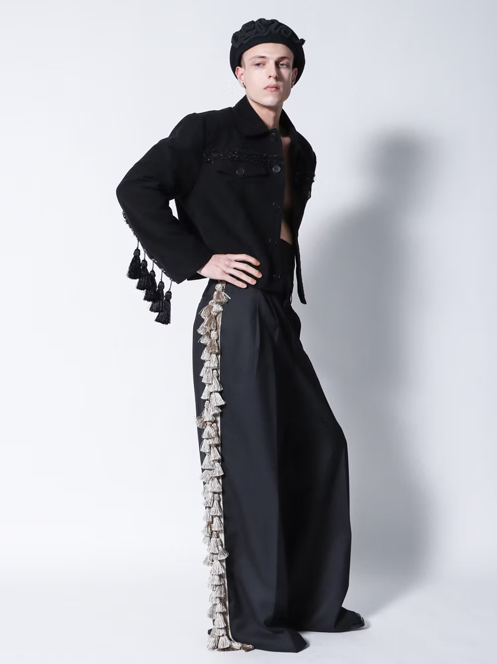 Black Lancing Jacket