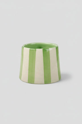 Ceramic Striped Coffee Cup Set - 220ml
