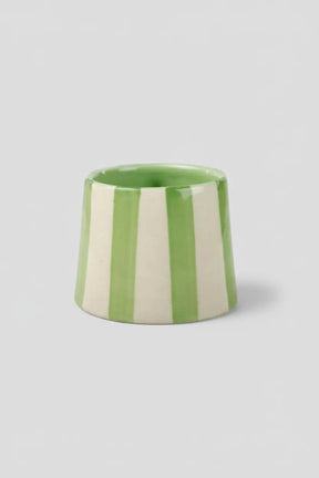 Ceramic Striped Coffee Cup Set - 220ml