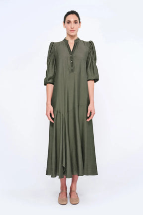 Carlie Asymmetrical Dress | Olive