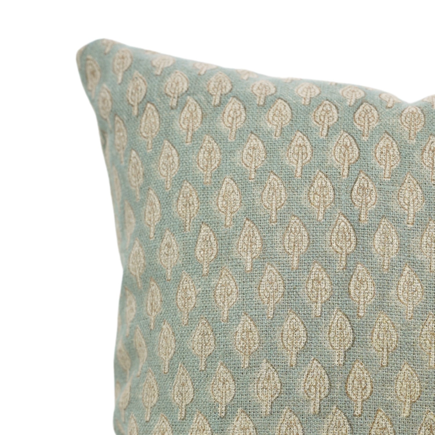 Boho Block Print Thick Linen Pillow Cover- Khushbu