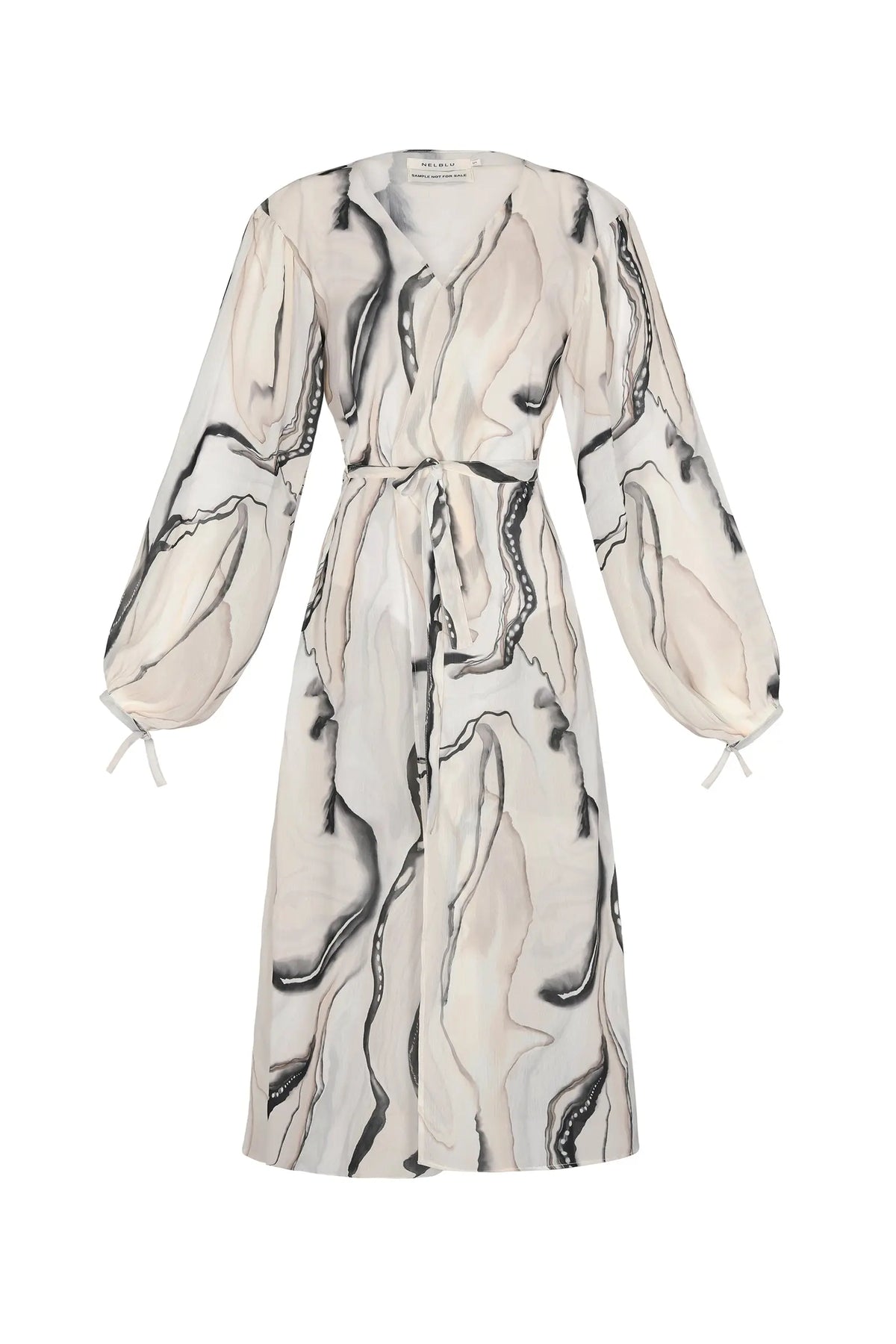 Marble Wrap Dress
