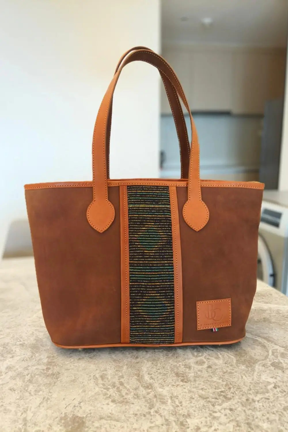 Signature Leather Tote Bag