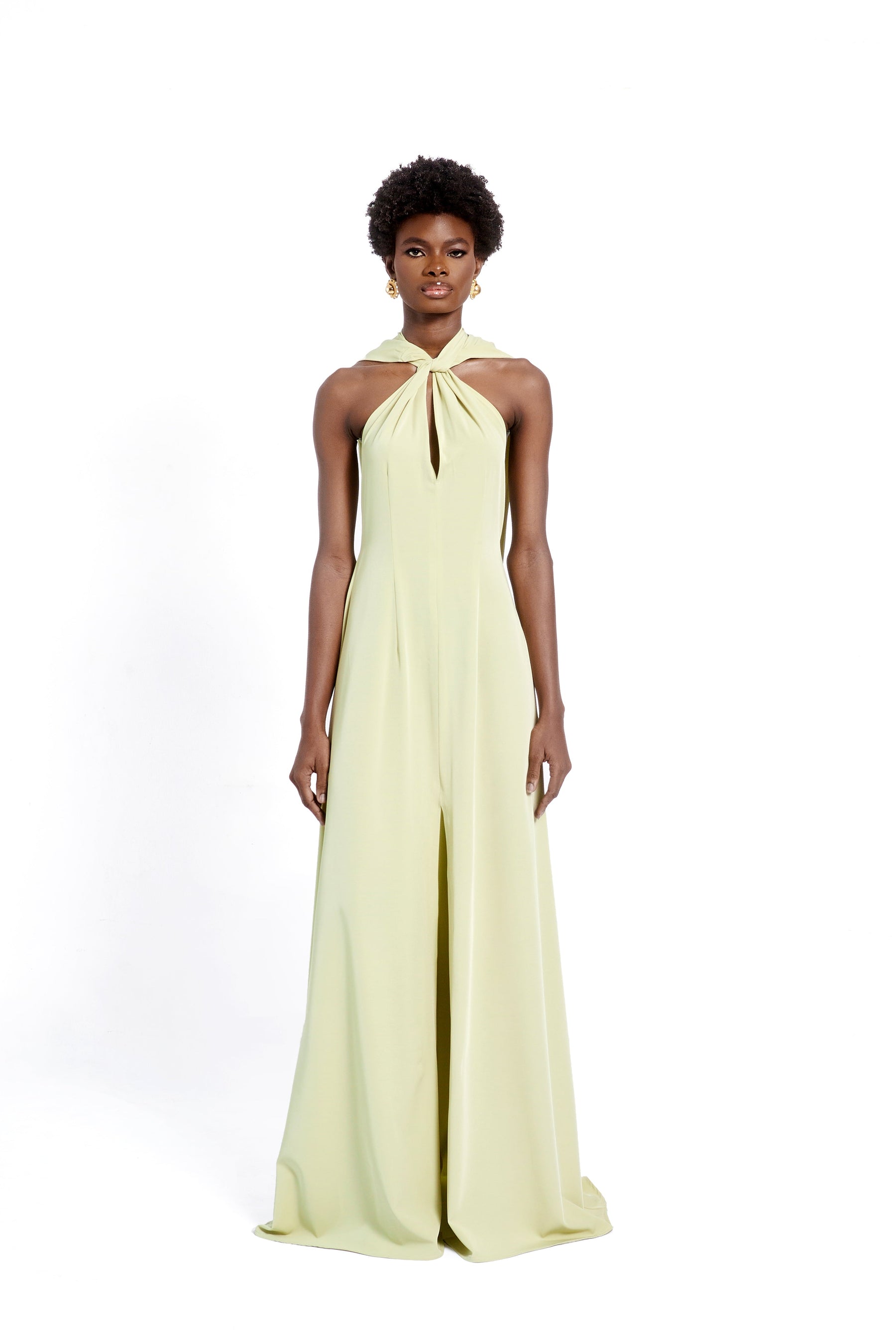 DEA DRESS-  LINT GREEN