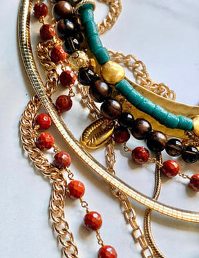 Punu Multi-Chain Necklace