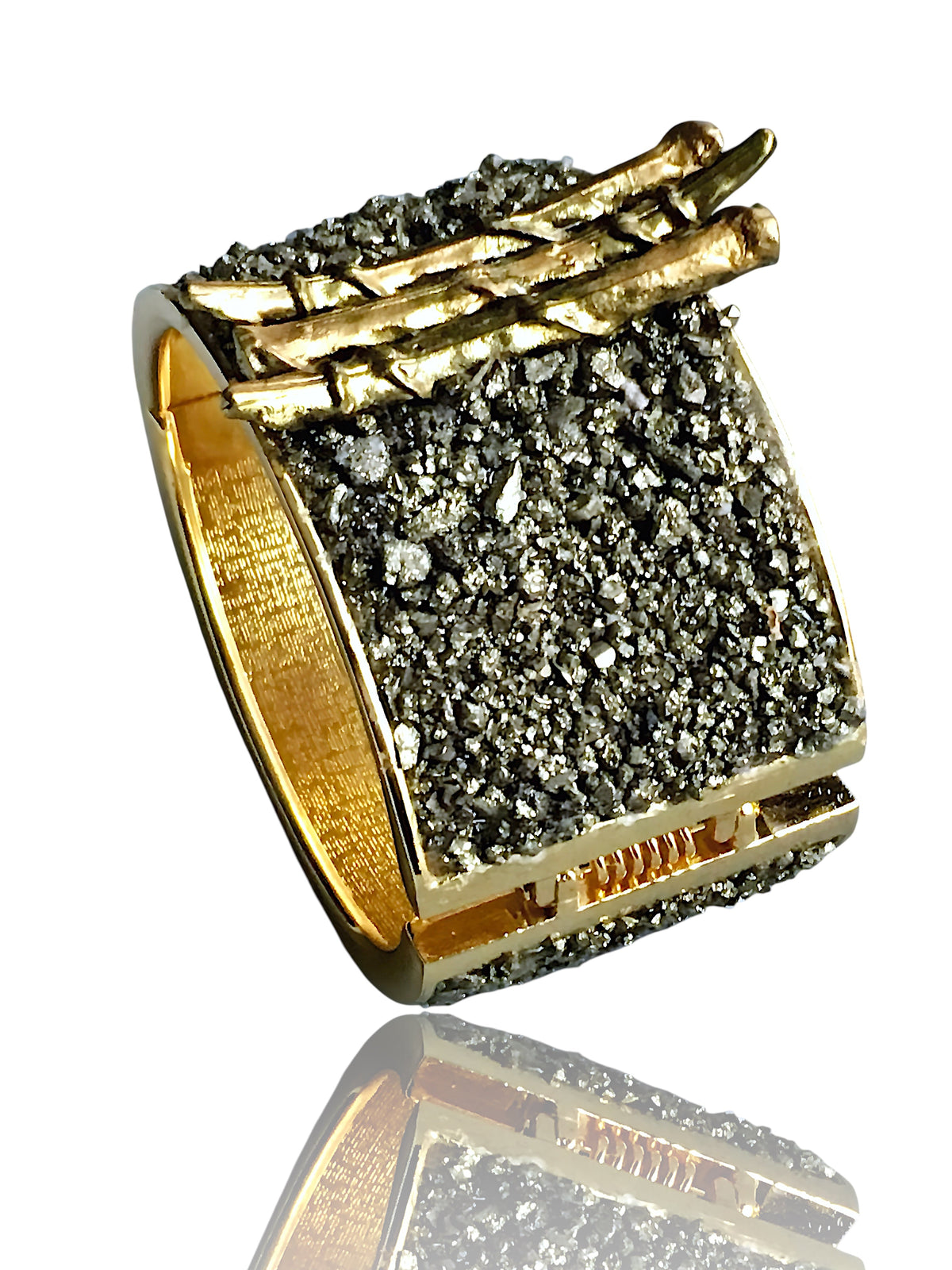 Sticks & Stones Pyrite Cuff