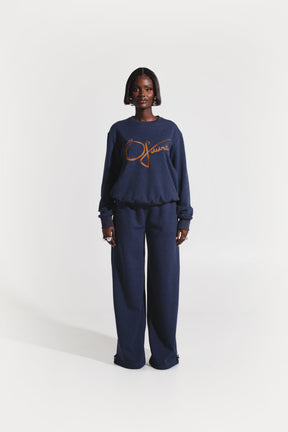 OFUURE Plush fleece SET in DENIM BLUE