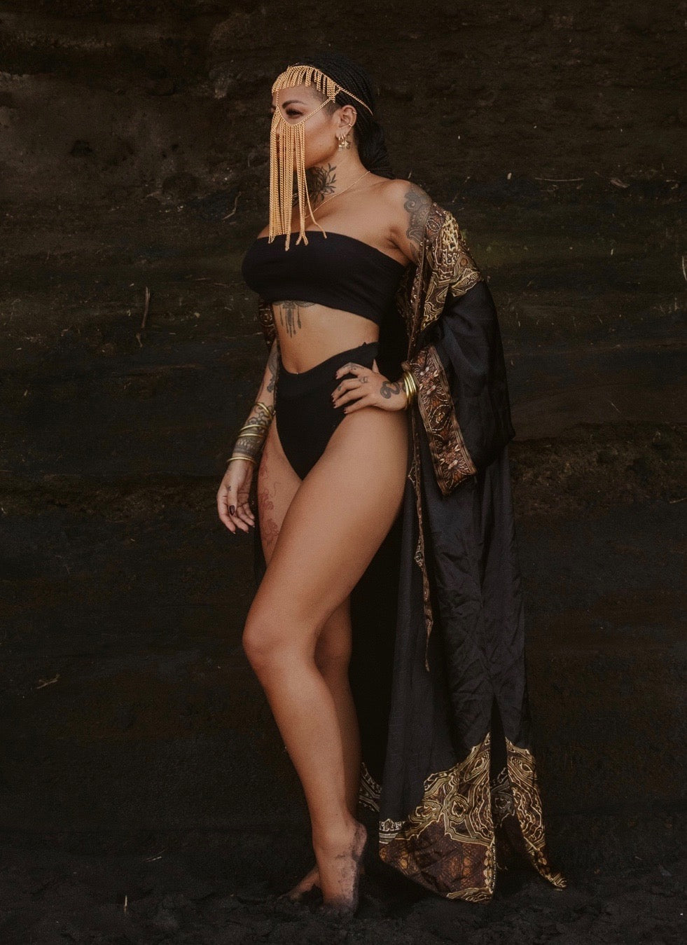 The Warrior Unisex - Luxury Silk Robe
