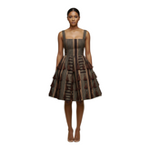 Analise Luxe Aso Oke Tassel Dress