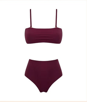 The Naomi Burgundy Bikini Set