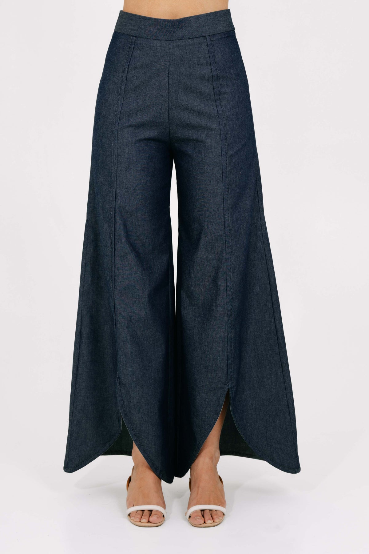 Flow Wide-leg Denim Pants