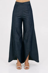 Flow Wide-leg Denim Pants