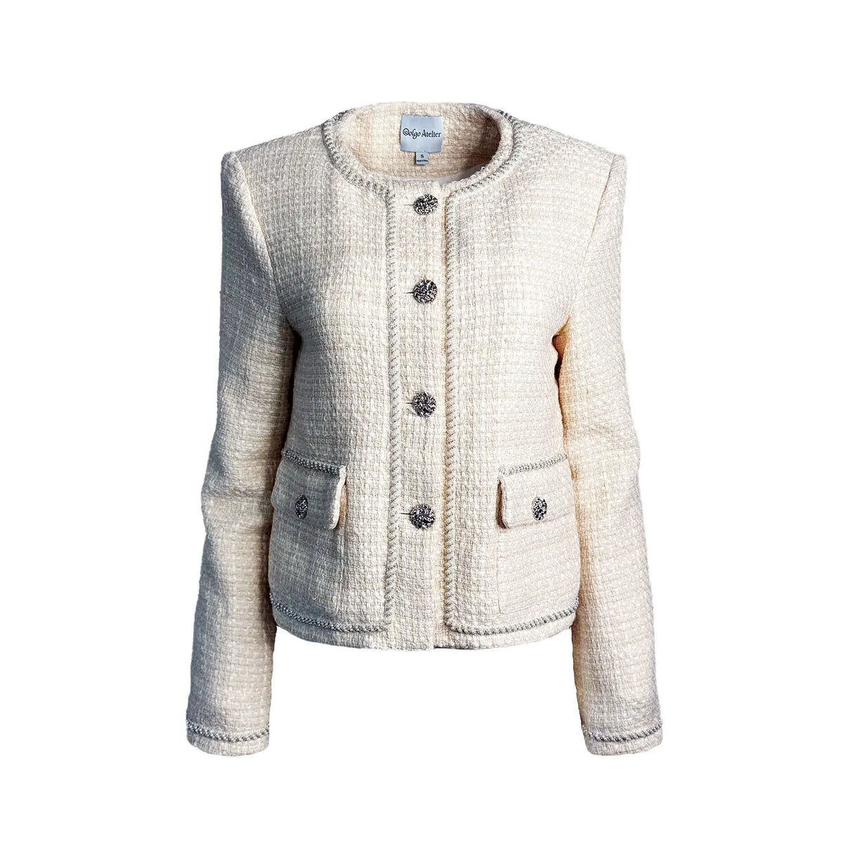 Pogonia Tweed Bouclé Crop Jacket
