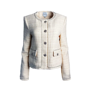 Pogonia Tweed Bouclé Crop Jacket