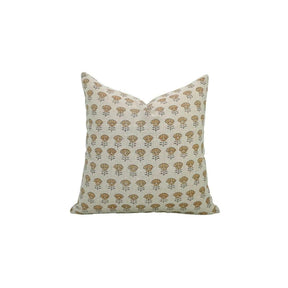 Bohemian Hand Block Print Pure Linen Pillow Cover- Kohinoor